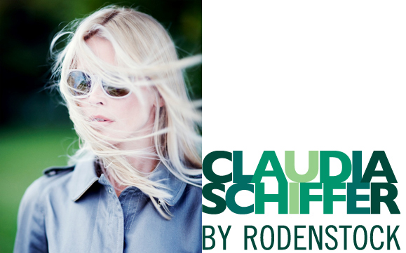 Клаудия Шиффер и компания Rodenstock,  объявили о своем сотрудничестве. 